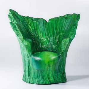green armchair
