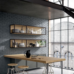 wall-mounted shelves