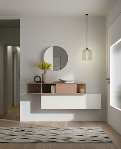 contemporary entryway cabinet
