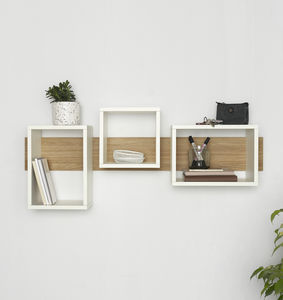 wall-mounted shelves