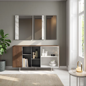 wall-mounted mirror