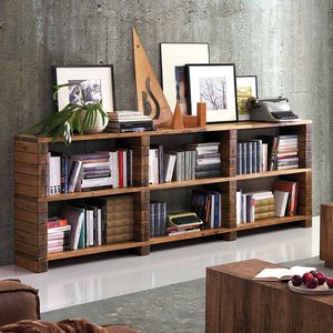 modular shelf / contemporary / oak