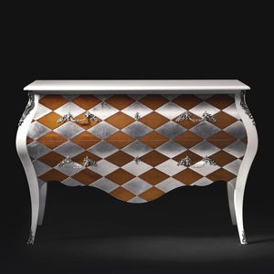 chest of drawers with long legs / classic / wood