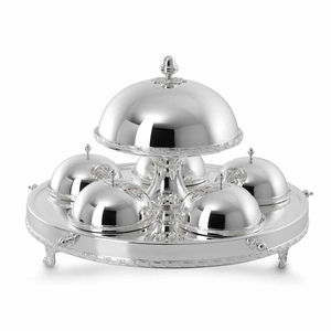 silver-plated tea set