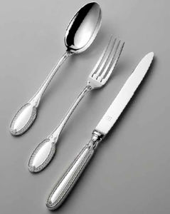 silver-plated cutlery / for domestic use / commercial