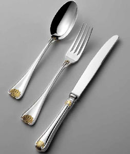 silver-plated cutlery / for domestic use / commercial