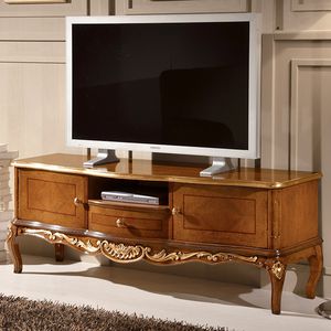 classic TV cabinet / lacquered wood
