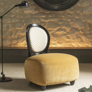 contemporary fireside chair