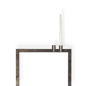 steel candle holder