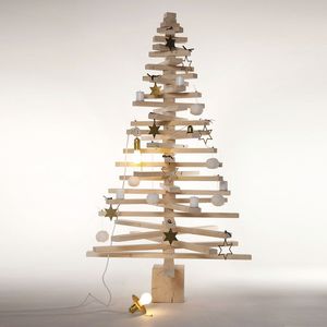 wooden Christmas tree