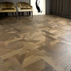solid parquet floor / glued / floating / oak