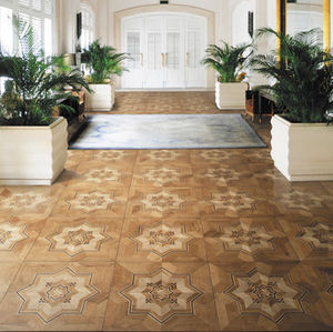 solid parquet floor / glued / floating / maple