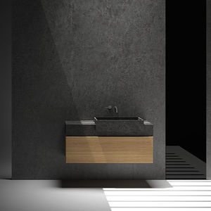 semi-recessed washbasin
