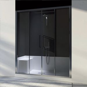 glass shower cubicle