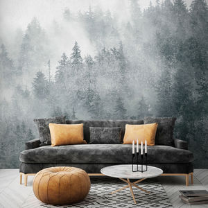 contemporary wallpaper / cellulose fiber / nonwoven fabric / fiberglass