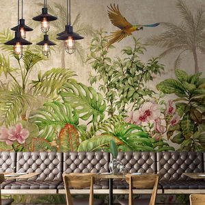 contemporary wallpaper / cellulose fiber / nonwoven fabric / fiberglass