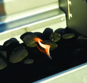 charcoal barbecue