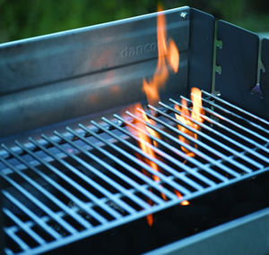 wood-burning barbecue