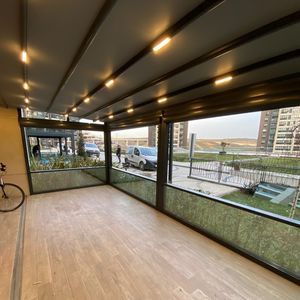 glass balcony window
