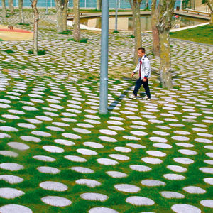 concrete grass paver
