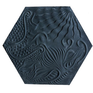 indoor encaustic cement tile / wall / hexagonal / patterned