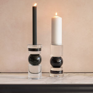 crystal candle holder