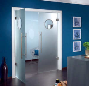 double-leaf door