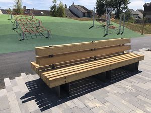 contemporary public bench 1
