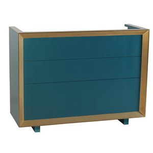 wooden reception desk