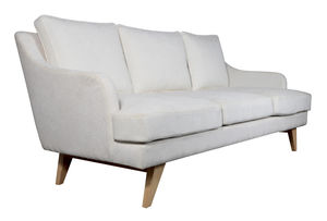 contemporary sofa / fabric / commercial / 3-seater