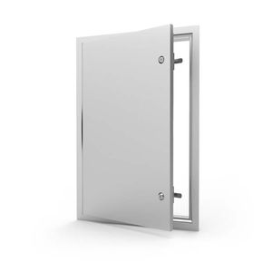 wall hatch / rectangular / stainless steel