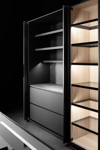 contemporary storage cabinet for kitchen