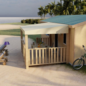 pergola cover with solar protection