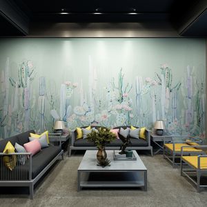 contemporary wallpaper / nonwoven fabric / silk / vinyl