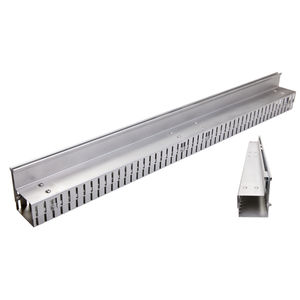 side-slotted drainage channel