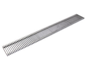 Stainless steel drain grate - GEMINI DOPPELSCHLITZROST MIT STEINSCHALE ...