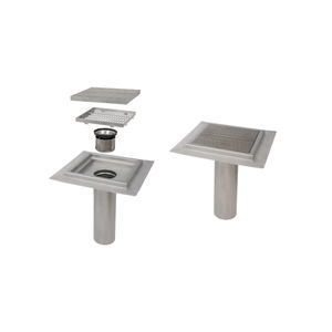 galvanised steel floor drain