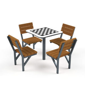 contemporary chess table