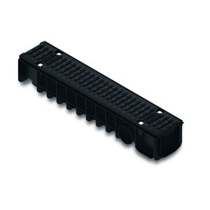 polyethylene drainage channel / with grating / for public spaces
