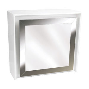 stainless steel reception desk