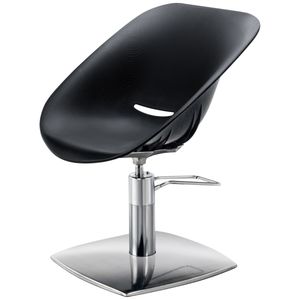 aluminium beauty salon chair / polypropylene / with hydraulic pump / central base