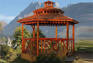 red cedar gazebo