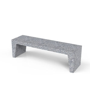 contemporary public bench