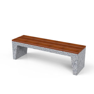contemporary public bench