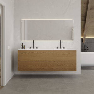 double washbasin cabinet