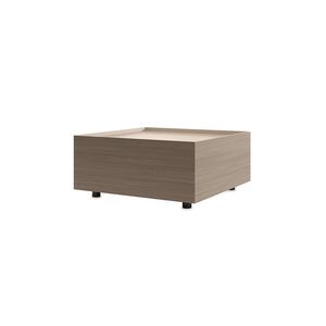 contemporary coffee table / wooden / glass / laminate