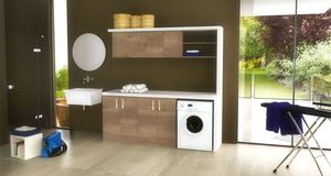laundry room cabinet