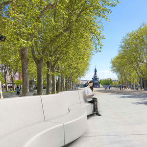 contemporary public bench 1