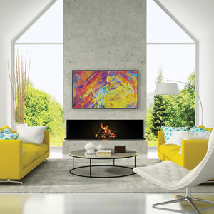 closed wood hearth