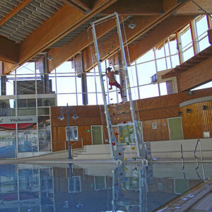 fixed climbing wall